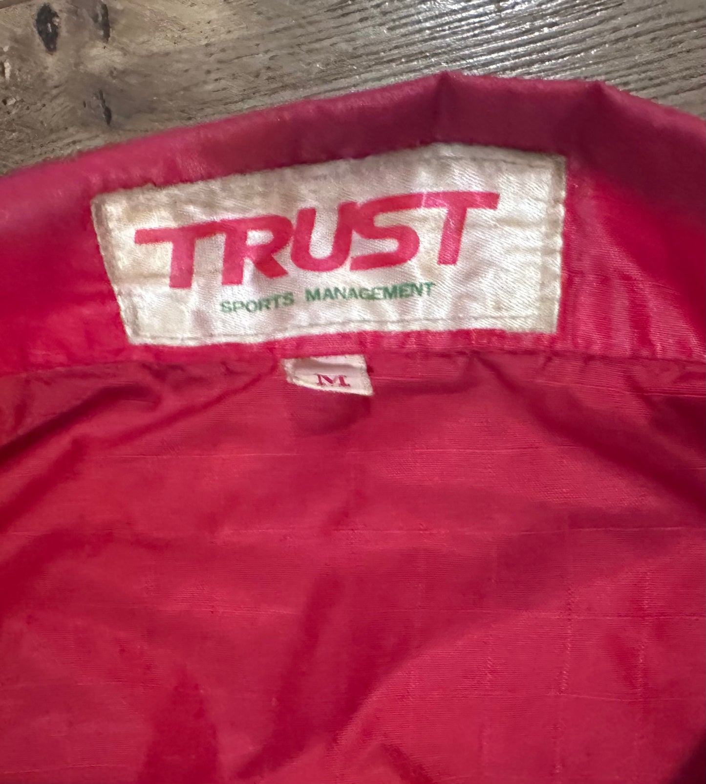 Vintage Trust Racing Jacket (1980s) Sign by Vern Schuppan
