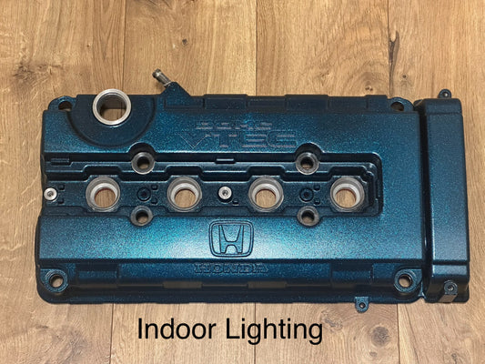 Honda / Acura B Series VTEC Valve Cover in Teal Green Flake