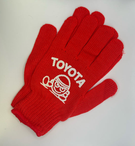 Vintage Toyota Knitted Gloves
